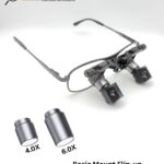 Flip-UP Interchangeable Loupe 4x , 6x (Pair)